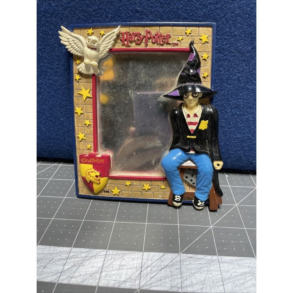 Harry Potter Magnetic Locker Mirror‎ Illustrated Style 2001 Hedwig Picture Frame